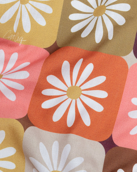 Daisy Chain Printed Fabric