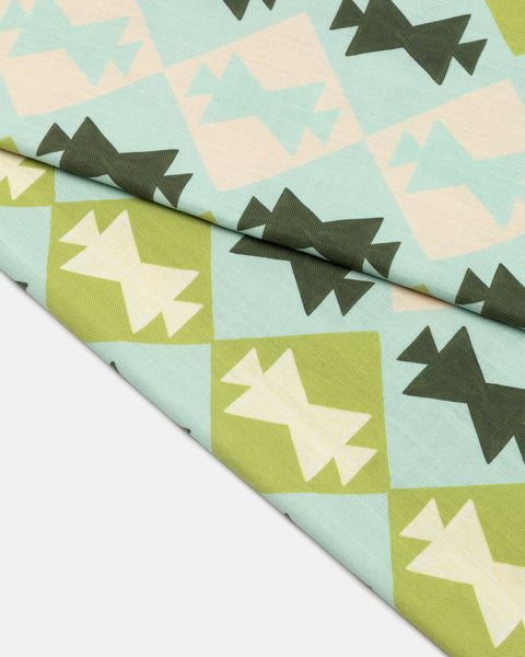 Chessboard Check Printed Fabric