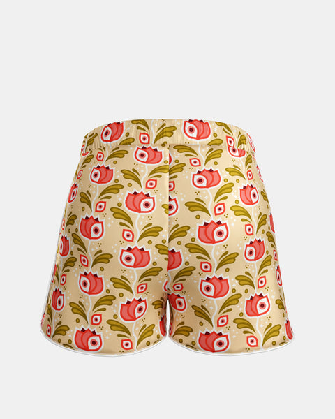 Eye Opening Florals Silk PJ Shorts