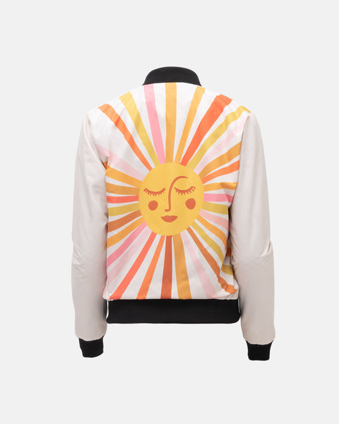 Sultry Sunshine Bomber Jacket