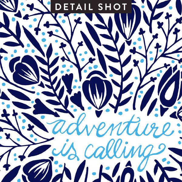 Adventure is Calling – Navy Palette • Art Print