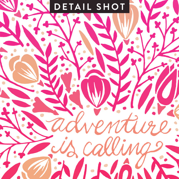 Adventure is Calling – Pink Palette • Art Print
