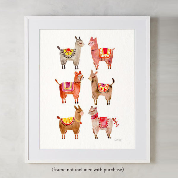 Alpacas  •  Art Print