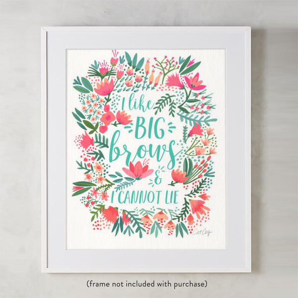 Big Brows – Juicy Palette • Art Print