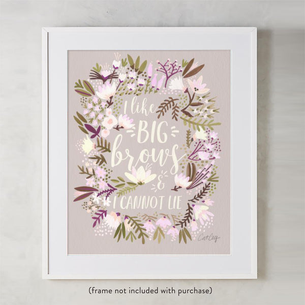 Big Brows – Spring Palette • Art Print