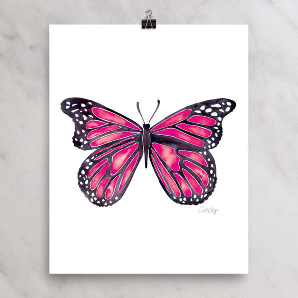 Butterfly – Pink Palette • Art Print