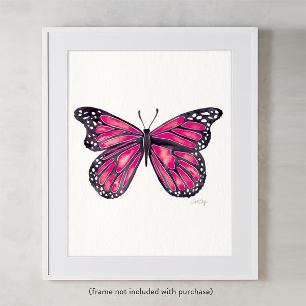 Butterfly – Pink Palette • Art Print