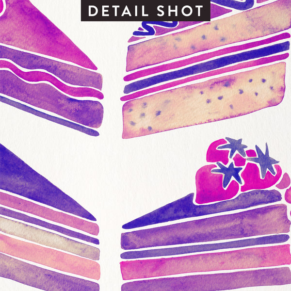 Cake Slices – Unicorn Palette • Art Print