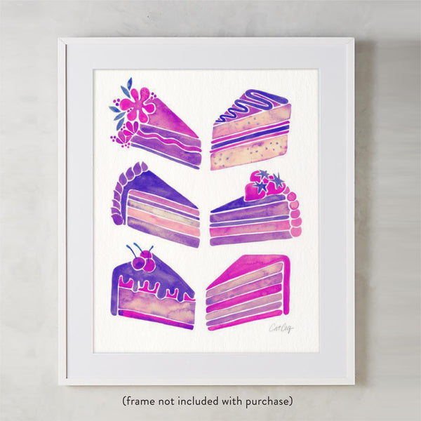Cake Slices – Unicorn Palette • Art Print
