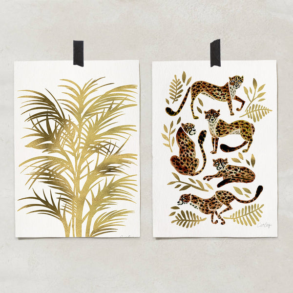 Cheetah Collection - Mocha Gold