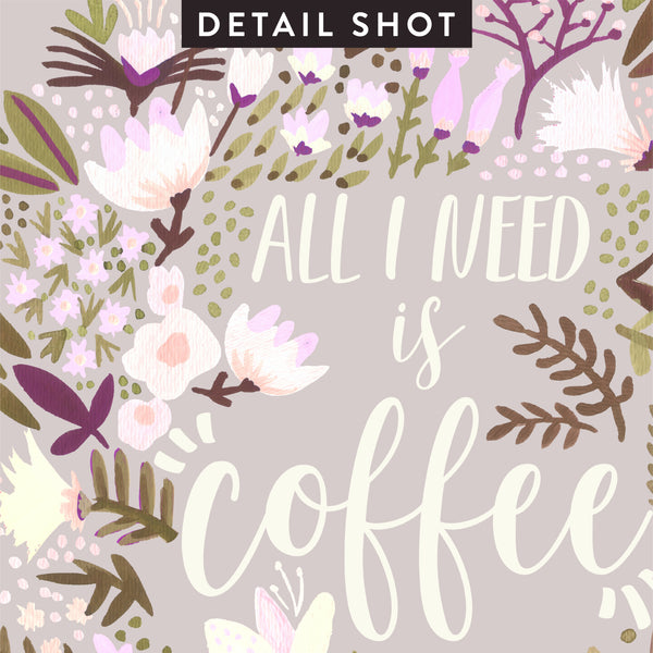 Coffee & Concealer – Spring Palette • Art Print