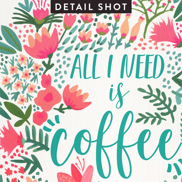 Coffee & Concealer – Juicy Palette • Art Print