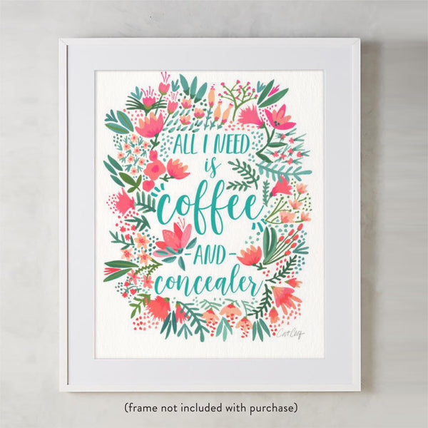 Coffee & Concealer – Juicy Palette • Art Print