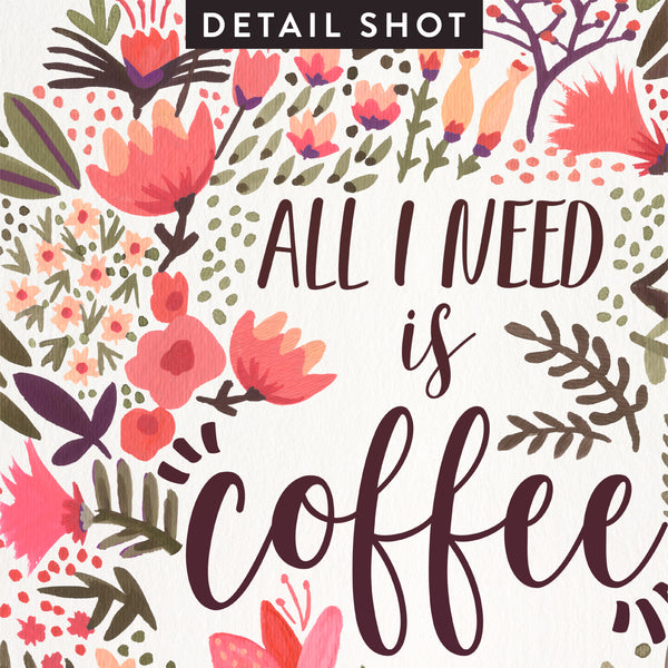 Coffee & Concealer – Vintage Palette • Art Print