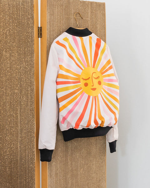 Sultry Sunshine Bomber Jacket