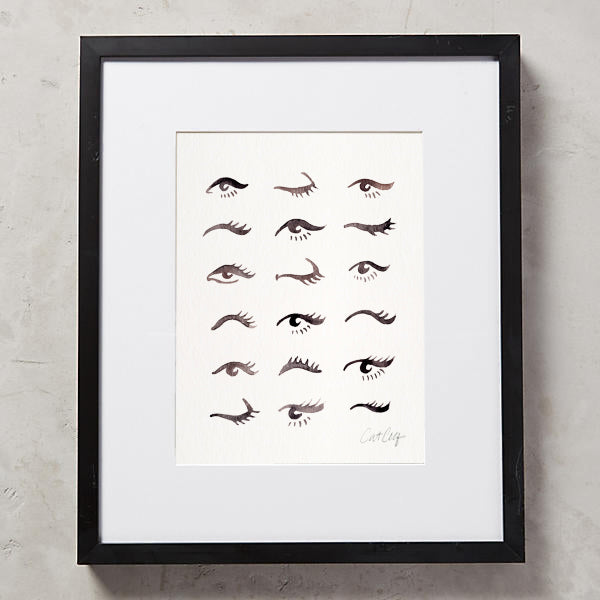 Mascara Envy – Black Palette • Art Print