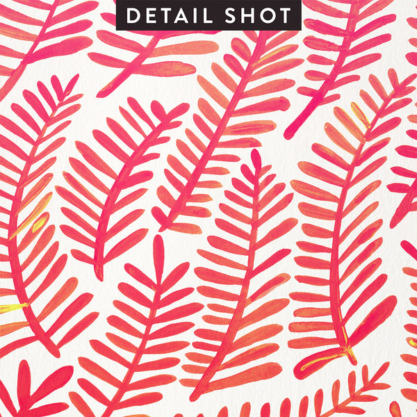 Fronds – Pink Palette • Art Print
