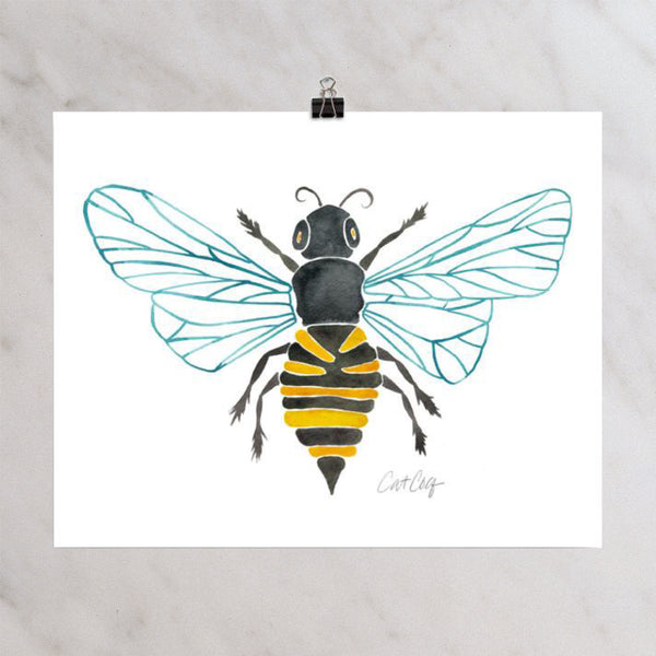 Honey Bee •  Art Print