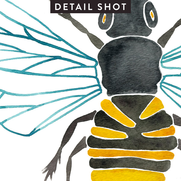 Honey Bee •  Art Print