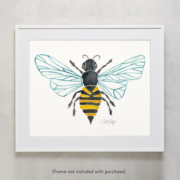 Honey Bee •  Art Print