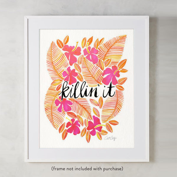Killin' It – Melon Ombré Palette • Art Print