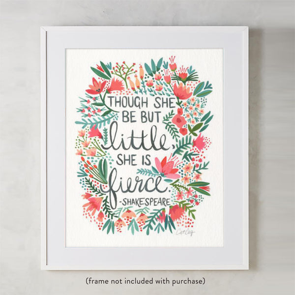 Little & Fierce • Art Print