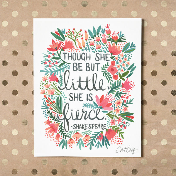 Little & Fierce • Art Print