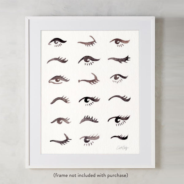 Mascara Envy – Black Palette • Art Print