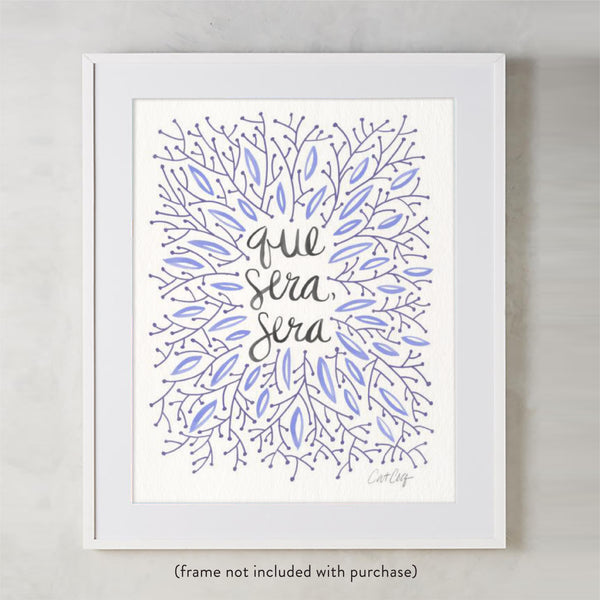 Whatever Will Be, Will Be – Illustrated Lavender • Art Print