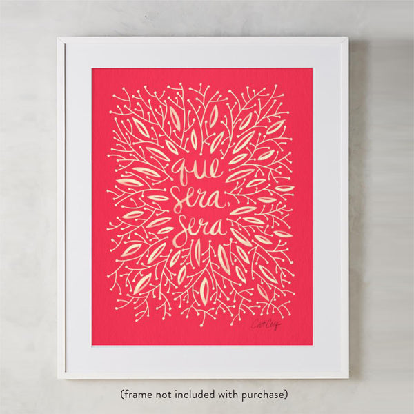 Whatever Will Be, Will Be – Illustrated Melon Palette • Art Print