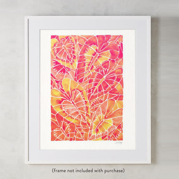 Schismatoglottis Calyptrata – Pink Palette • Art Print