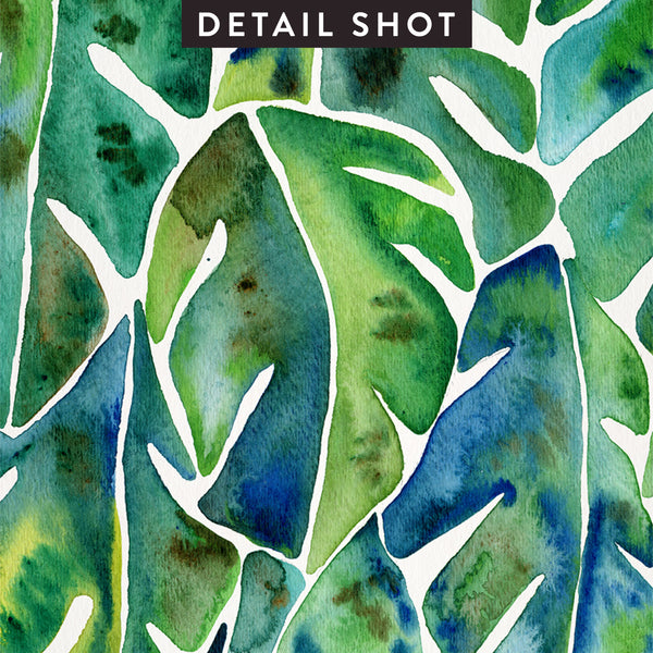 Split Leaf Philodendron – Green Palette • Art Print