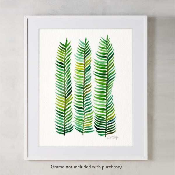 Stems – Green Palette  •  Art Print