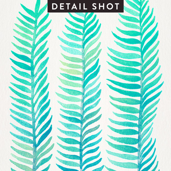 Stems – Turquoise Palette  •  Art Print