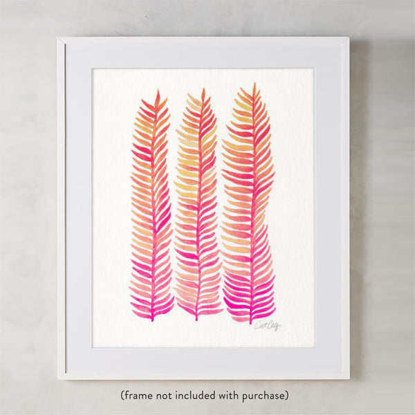 Stems – Pink Palette  •  Art Print