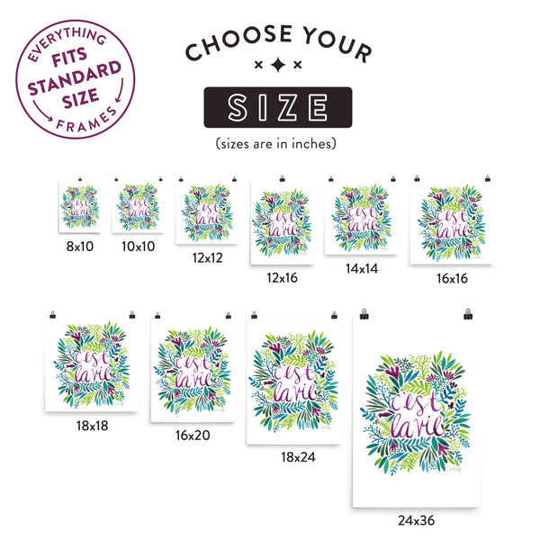 That’s Life – Spring Palette • Art Print