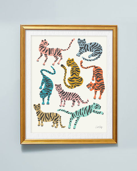 Tiger Collection - Retro Rainbow