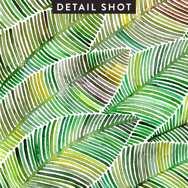 Tropical Leaves – Green Palette  •  Art Print