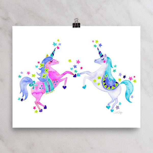 Unicorns – Pastel Palette • Art Print