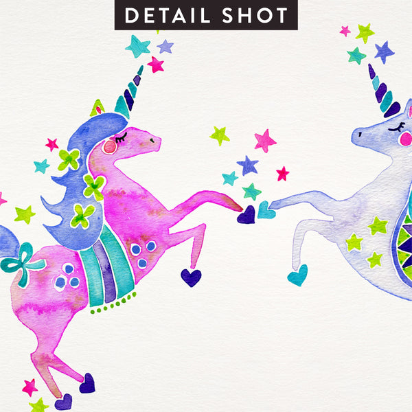 Unicorns – Pastel Palette • Art Print