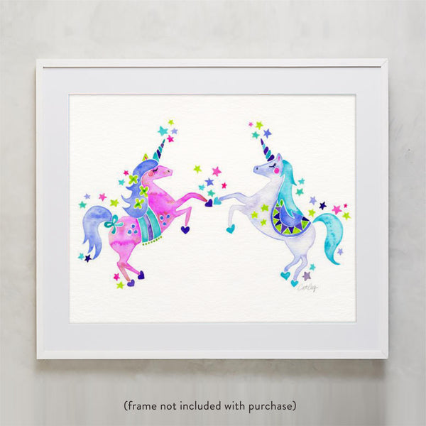 Unicorns – Pastel Palette • Art Print