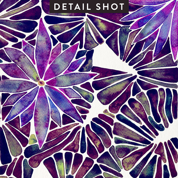 Water Lilies – Mauve Palette  •  Art Print