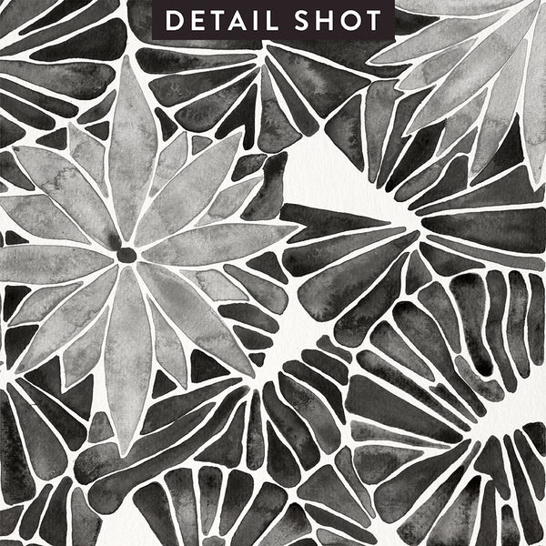 Water Lilies – Black Palette  •  Art Print