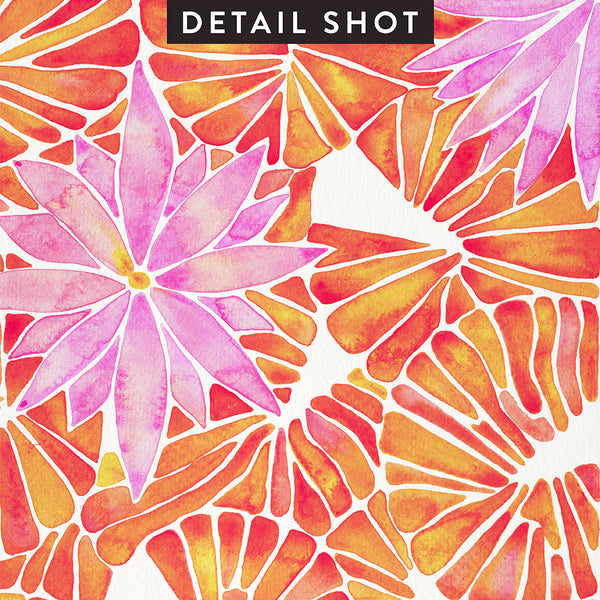 Water Lilies – Melon Palette  •  Art Print