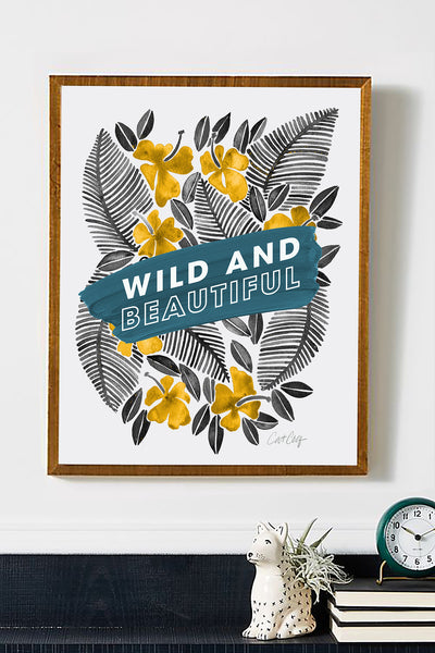 Wild and Beautiful - Yellow and Blue