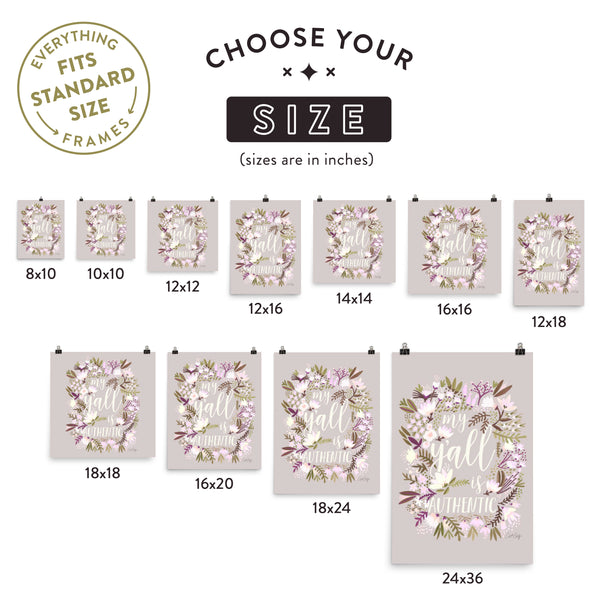 My Y'all is Authentic – Spring Palette • Art Print