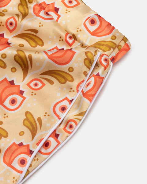 Eye Opening Florals Silk PJ Shorts