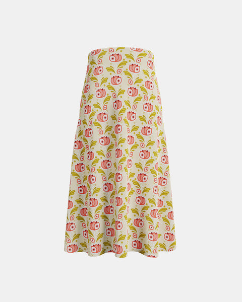 Eye Opening Florals A-line Skirt