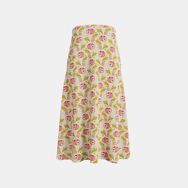 Eye Opening Florals A-line Skirt