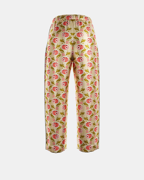 Eye Opening Florals Silk PJ Bottoms